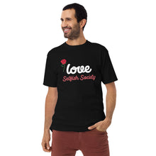 Load image into Gallery viewer, Selfish Society by Antonio Crowe Men’s premium heavyweight tee